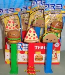 Pez Treats Cheeseburger, Pizza and Taco Pez set MIB (image for) Pez Treats Cheeseburger, Pizza and Taco Pez set MIB